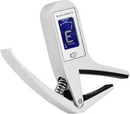 MUSICMATE Kapodaster z stroikiem 2w1 MM-X100 Capotuner