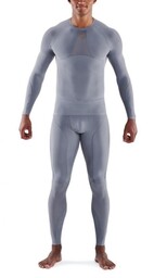 SKINS Koszulka kompresyjna z długim rękawem Series-5 Grey