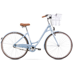 Rower miejski damski z oświetleniem Romet 28 cali