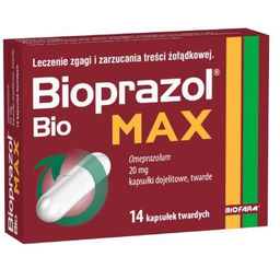 Bioprazol Bio Max, 14 kapsułek twardych - leczenie