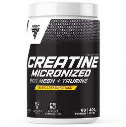Trec, Creatine Micronized 200 Mesh + Taurine, kreatyna
