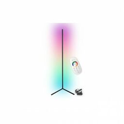 Lampa podłogowa LED RGB+CCT 9W 140cm czarna Tuya