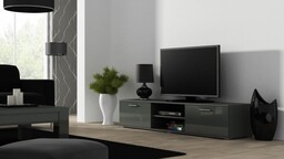 Cama Meble Szafka RTV SOHO 180 szary/ szary