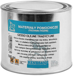 Gesso Olejne Tradycyjne Renesans 500 Ml