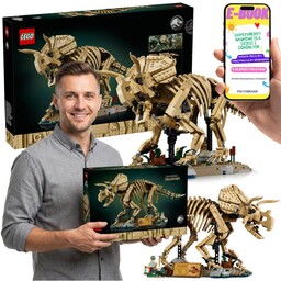 LEGO Jurassic World Szkielet Triceratopsa Dinozaur (77985) +