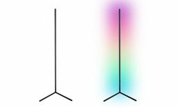 Lampa podłogowa LED RGB 20W 140cm czarna