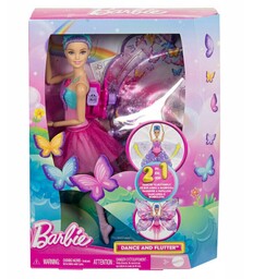 Barbie Motylkowa baletnica Lalka 2w1 HXJ10 Mattel