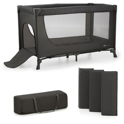 KINDERKRAFT Łóżeczko turystyczne Joy Light 2w1 Ciemnoszary