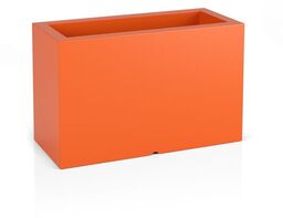 Prostokątna donica Lungo Maxi pomarańczowa 50 cm