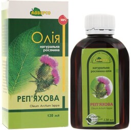 Olej z Korzenia Łopianu (Łopianowy), 100% Naturalny, Adverso,