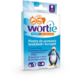 Wyrób medyczny, Wortie, plastry, 15 szt.