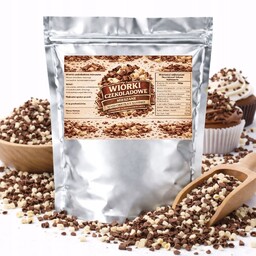 Wiórki Czekoladowe Mieszane - posypka do tortu, ciast