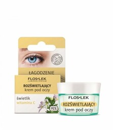 FLOSLEK Oczy Rozświetlający krem pod oczy świetlik witamina