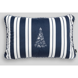 Poszewka na poduszkę Blue & White Noel 60x40