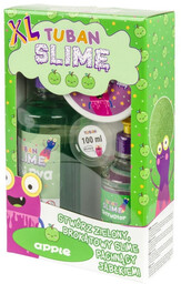 Masa plastyczna Zestaw super slime - Jabłko XL