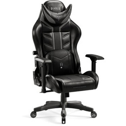 DIABLO CHAIRS Fotel X-Ray Normal Size Czarno-szary