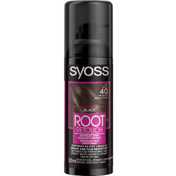 Syoss, Root Retoucher, spray maskujący odrosty Black, 120