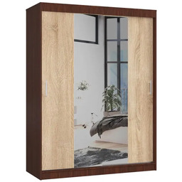 Elior Szafa przesuwna z lustrem wenge + dąb