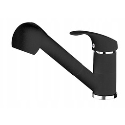 Bateria kuchenna z wyciąganą wylewką Deante Pepe grafit