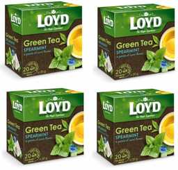 Herbata LOYD Green zielona z miętą i bławatkiem