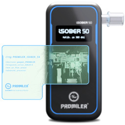 Precyzyjny elektrochemiczny alkomat Promiler iSober 50 - wynik
