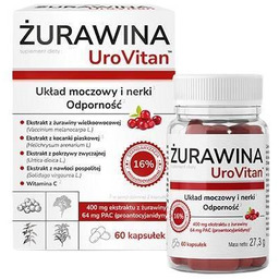 DOMOWA APTECZKA UroVitan żurawina, 60 kaps. -> Odbiór