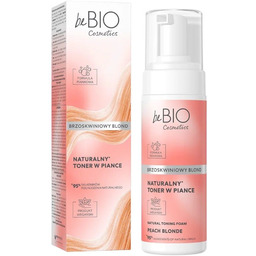 Naturalny toner w piance Brzoskwiniowy Blond 120ml