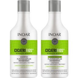 INOAR CicatriFios zestaw odbudowujący szampon + odżywka 2x500ml