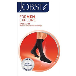 JOBST FORMEN EXPLORE podkolanówki uciskowe CCL2 czarny, rozmiar