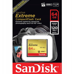 Karta pamięci Sandisk Extreme Cf 64GB Compact Flash