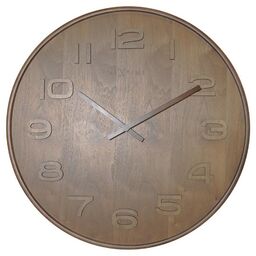 Nextime Zegar (brązowy) Wood Medium