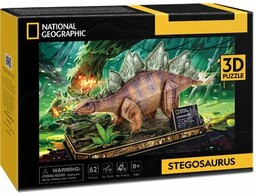 CUBIC FUN Puzzle 3D National Geographic Stegozaur 306-DS1054H