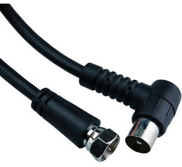 Kabel antenowy wtyk F - wtyk TV DPM
