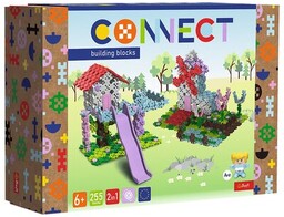 TREFL Klocki plastikowe Connect 2w1 Domek na drzewie