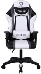 Fotel Gamingowy DEUS Storm White, regulacja podłokietników