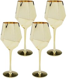 KARE komplet 4 kieliszków do wina DIAMOND 660