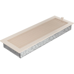 Kratka Wentylacyjna Kominkowa 17X49 Kremowa Z Żaluzją