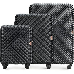 Wittchen Gl Style Walizka, Czarny, 40 litrów