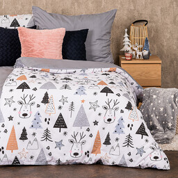 4Home Pościel bawełniana Nordic forest, 140 x 200