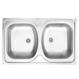 DEANTE Zlewozmywak dwukomorowy Tango ZM5 3200 Dekor 50x80