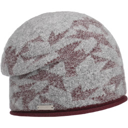 Czapka Beanie Pialena by Seeberger, bordowy, One Size