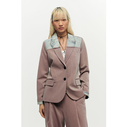 Recyklowany płaszcz blezer