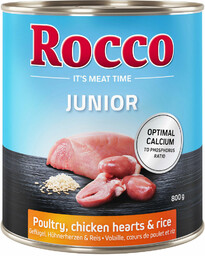 Rocco Junior, 6 x 800 g - Drób