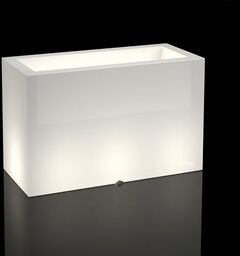 Prostokątna donica podświetlana Lungo Maxi 50 cm