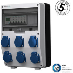 Rozdzielnica budowlana z licznikiem 1F Siemens pTD-S 6x230V