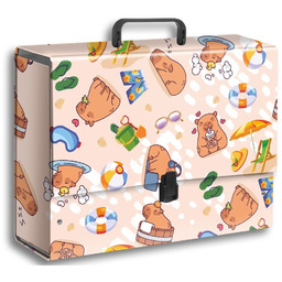 Penmate Teczka z rączką B4 Jumbo Kapibara Plaża