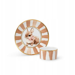 Elodie Details Zestaw obiadowy porcelanowy Bunny Darling