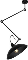 Lampa sufitowa na wysięgniku MELOS 808PL_G1, czarna, 1x60W