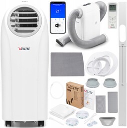 Cichy Klimatyzator Przenośny Welltec ACH1212 5w1 WiFi 3,5kW