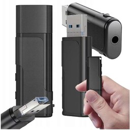 Szpiegowski Dyktafon Podsłuch Narywający, Ukryty w Pendrive 32GB,